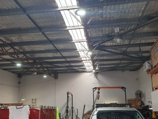 Factory Workshop High Bay Light Project in Australia