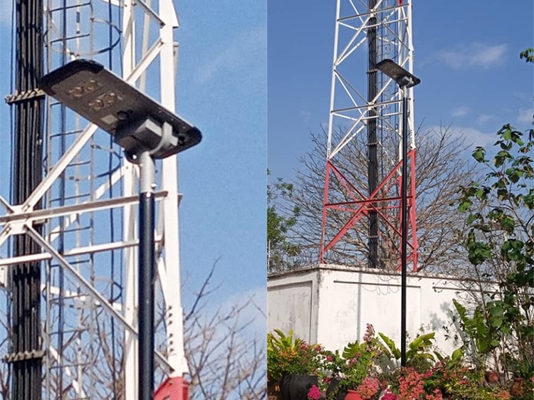 40W Solar Street Light Project in Tanzania