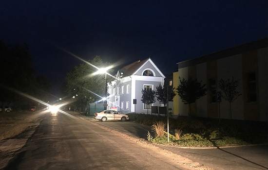 LED flood light project in the Czech Republic