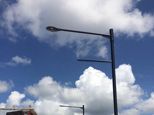Rural Road LED Street Lighting Project in Romania