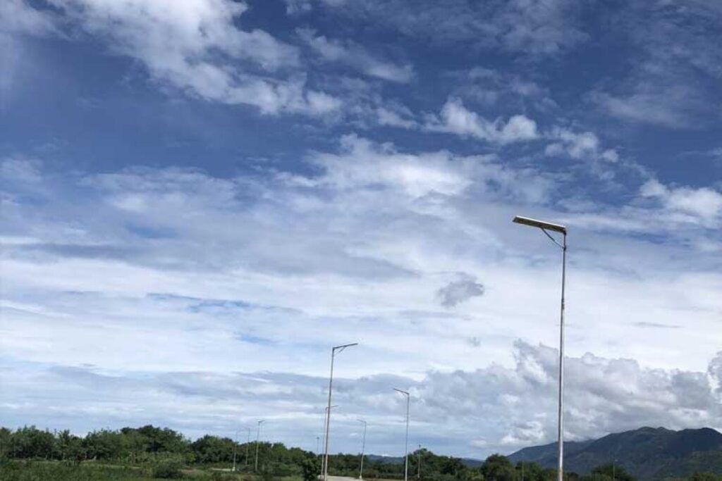 Progetto di illuminazione stradale solare a Cebu, Filippine