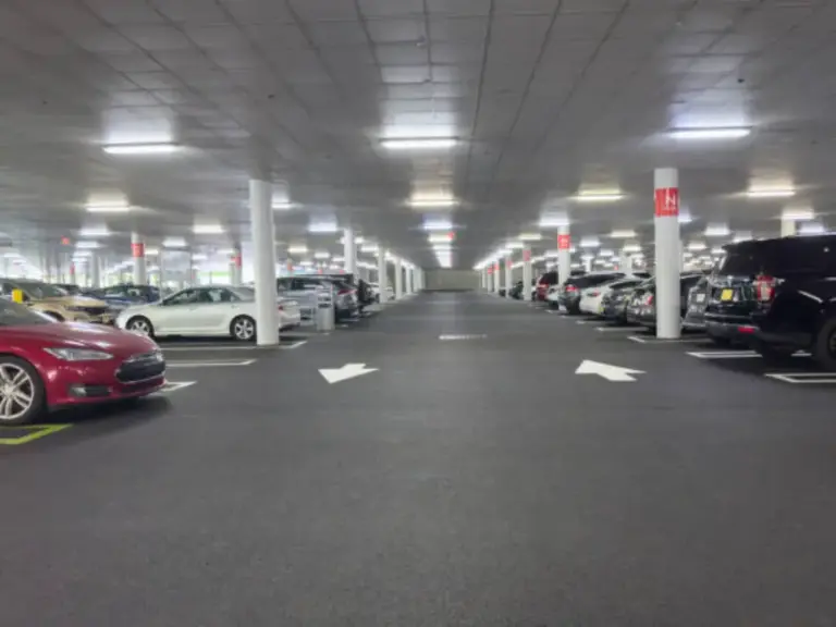 luci del parcheggio
