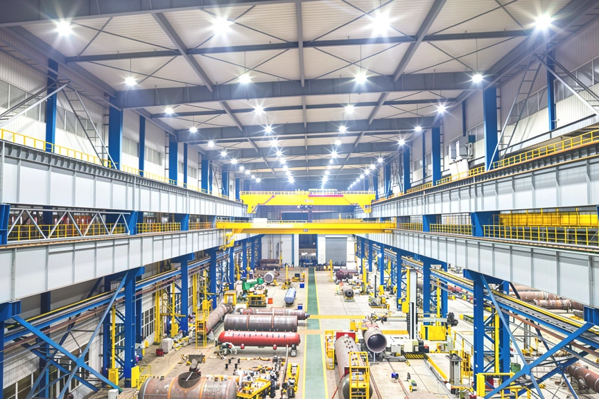 iluminação industrial para fábricas